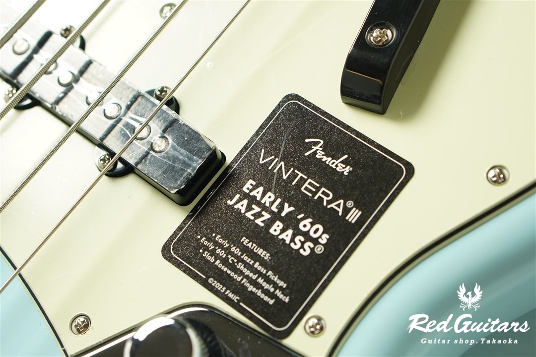 Vintera III Early 60s Jazz Bass - Sonic Blue